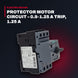 Siemens 3RV2011-0KA10 – Protector Motor Circuit – 0.9-1.25 A Trip, 1.25 A