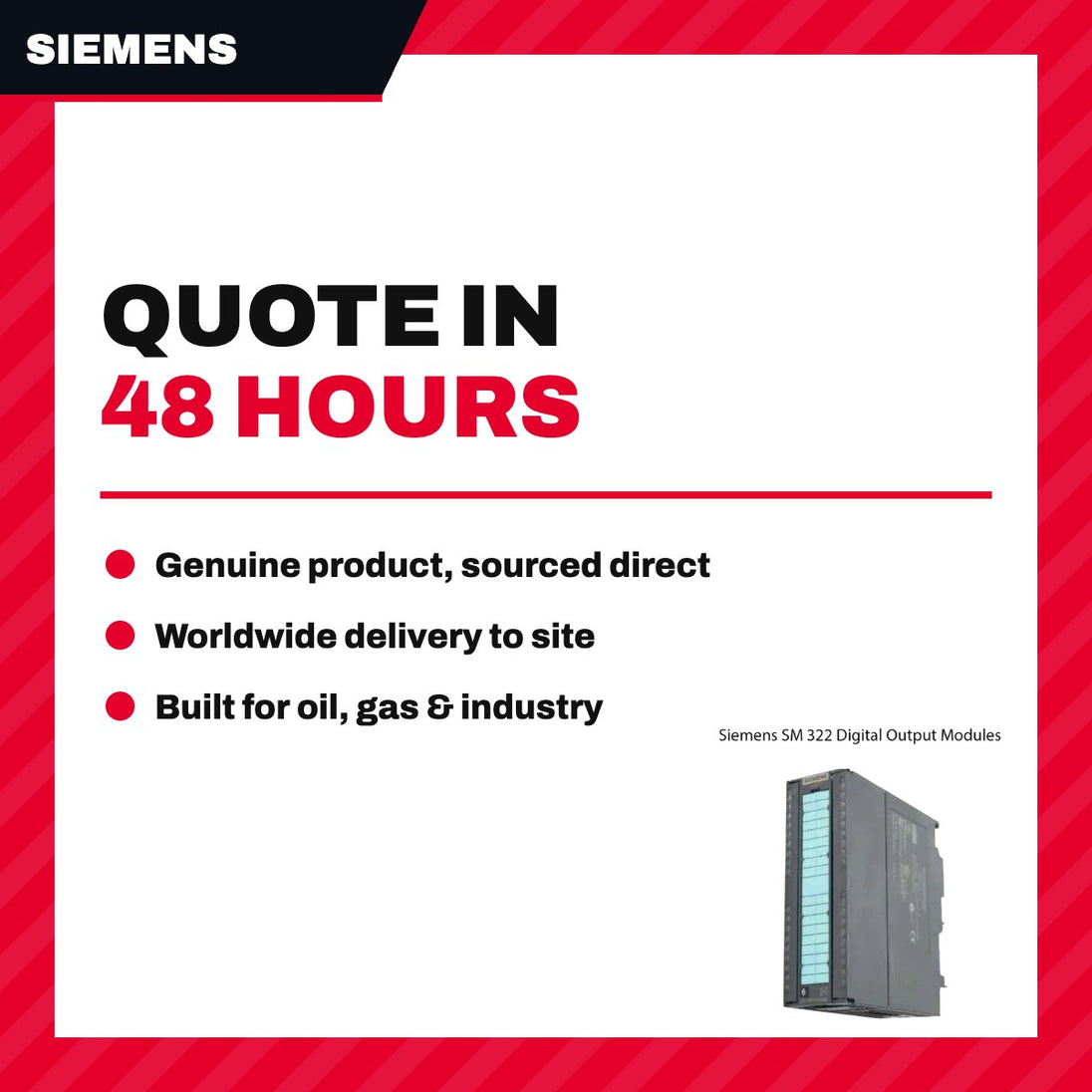 Siemens – Module, Sm 322, 8 Digital Output Relay