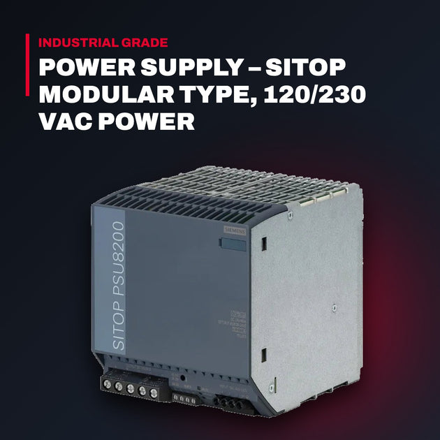 Siemens 6EP3337-8SB00-0AY0 – Power Supply – Sitop Modular Type, 120/230 Vac Power