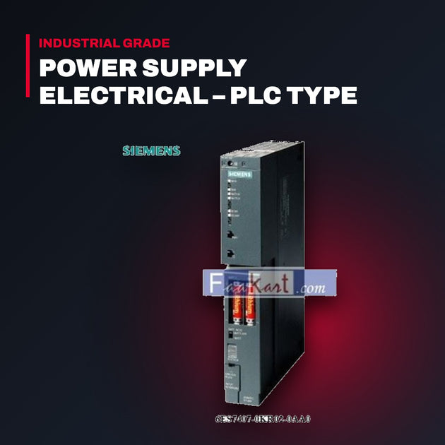 Siemens 6ES74070KR020AA0 – Power Supply Electrical – Plc Type
