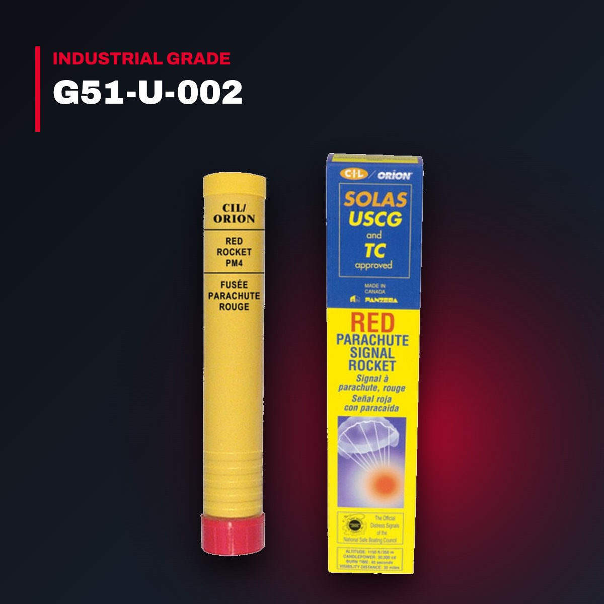 Signal – Rocket Type, Red