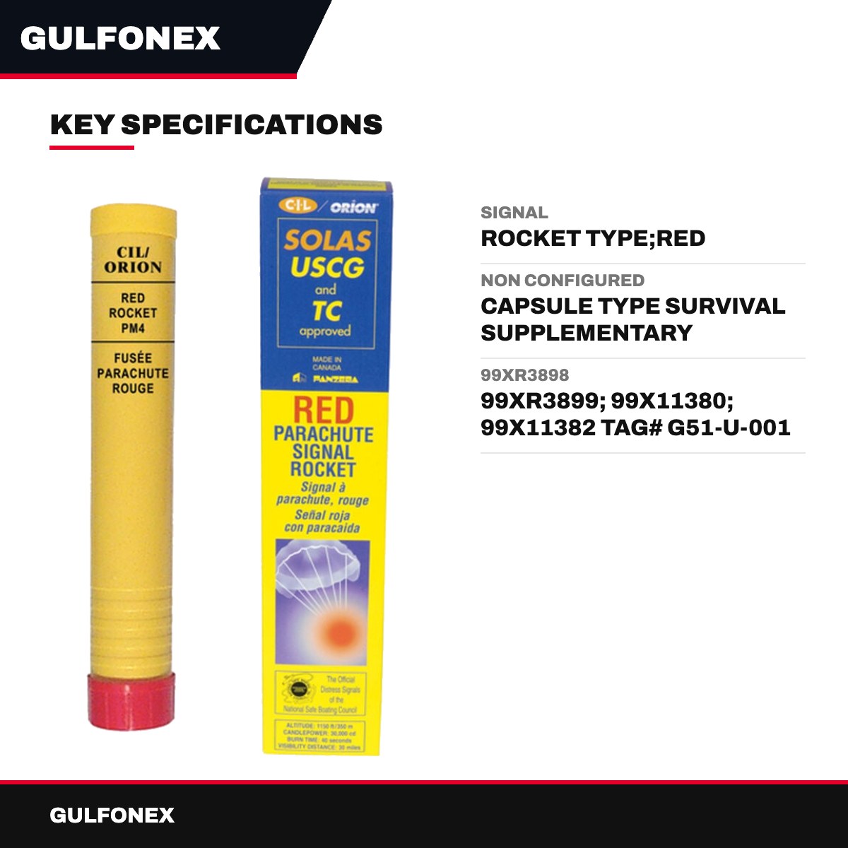 Signal – Rocket Type, Red