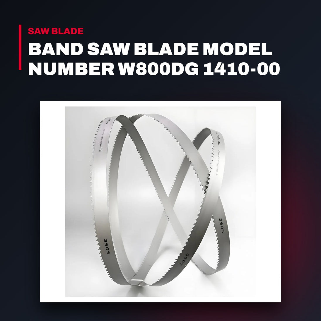 Siloma W800DG 1410-00 – Band Saw Blade Model Number W800Dg 1410-00