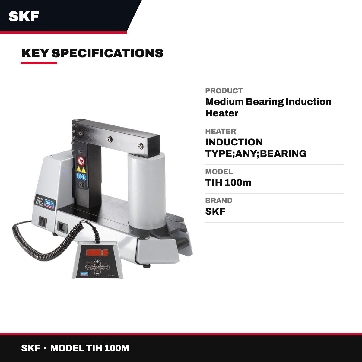 SKF TIH 100m – Medium Bearing Induction Heater