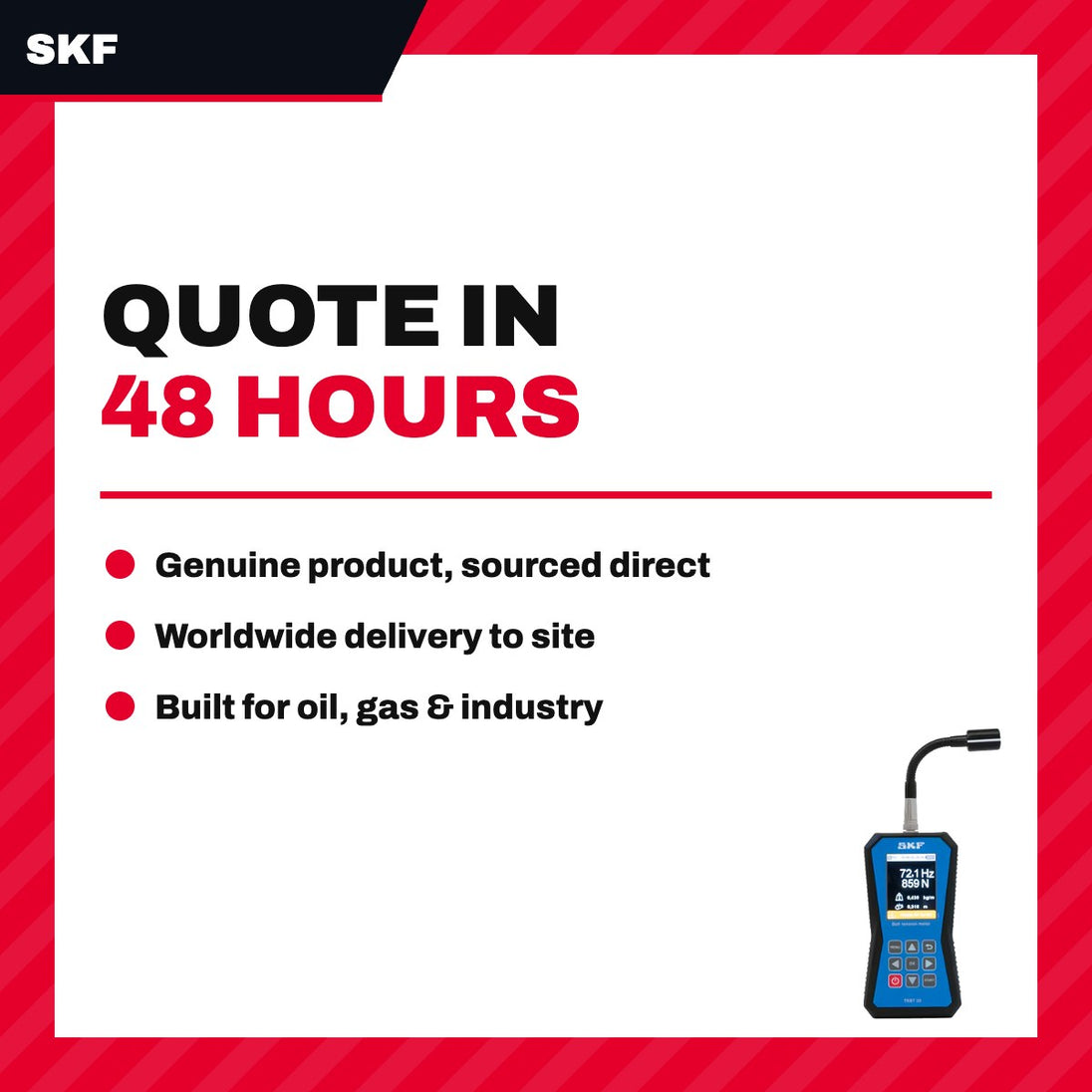 SKF TKBT 10 – Belt Tension Meter