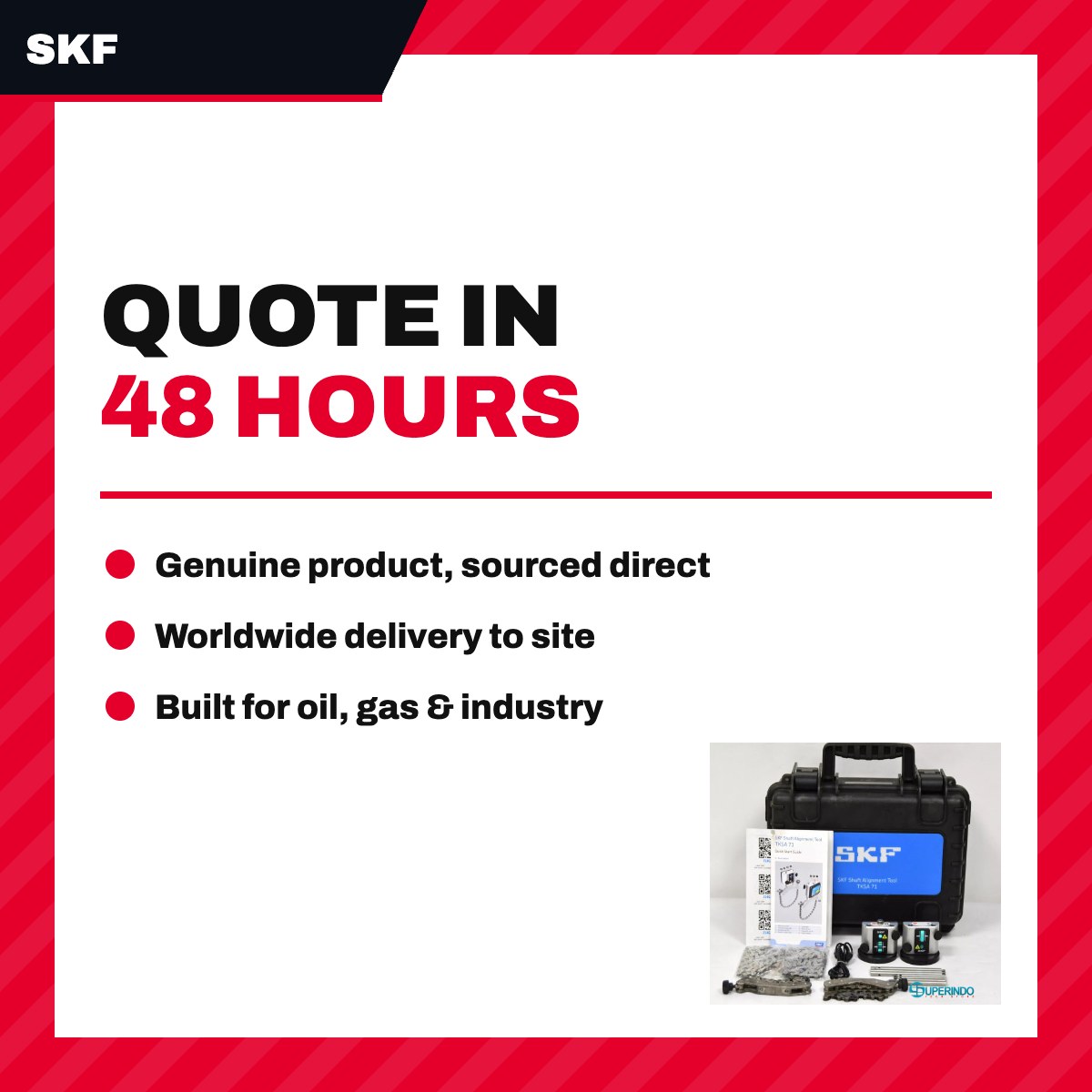 SKF TKSA 71 – Laser Alignment Tool – High Measurement Accuracy