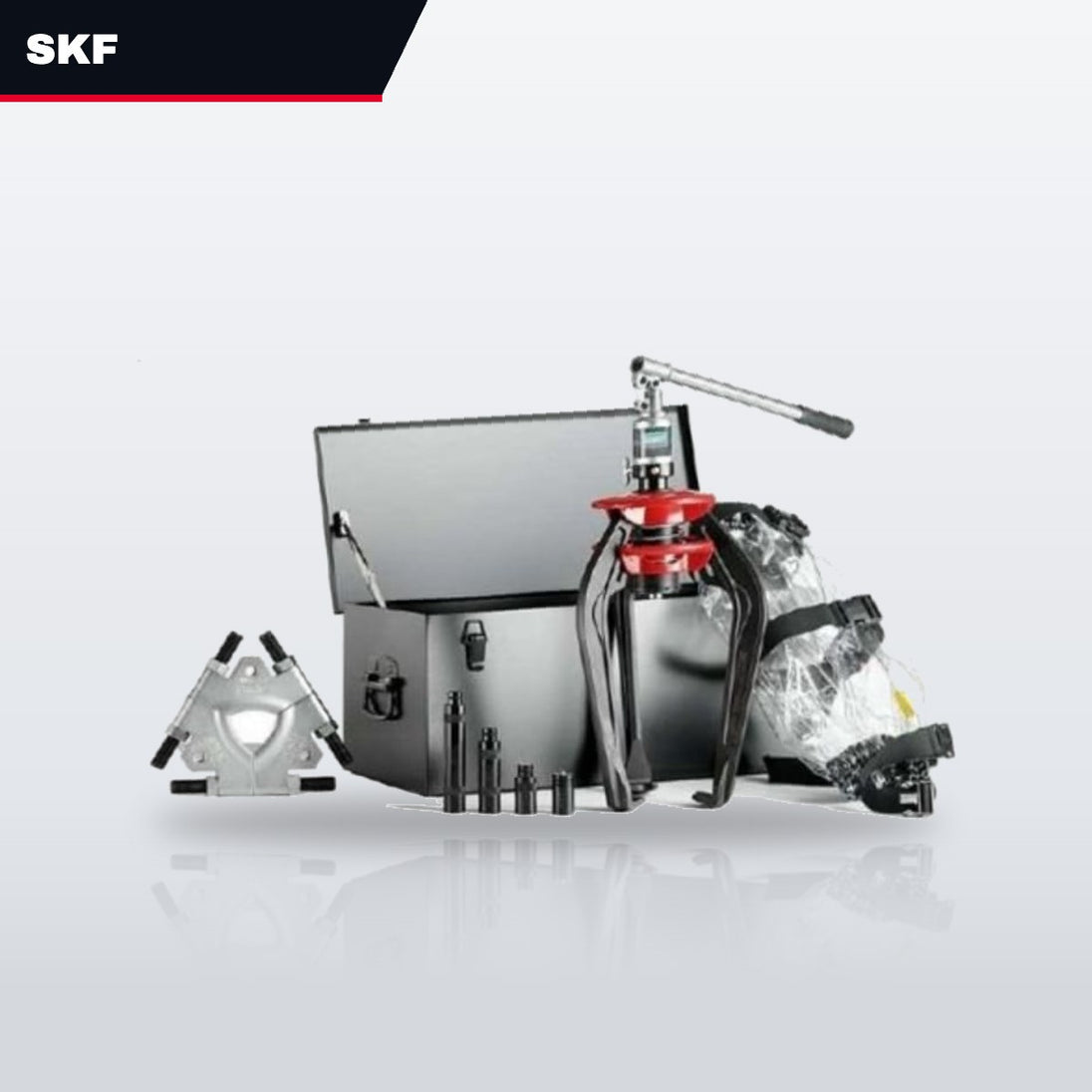 SKF TMMA75H – The Skf Easypull Hydraulic Puller Tmma 75H/Set Is A Complete Set For Safe And Effortless Bearing Dismounting.