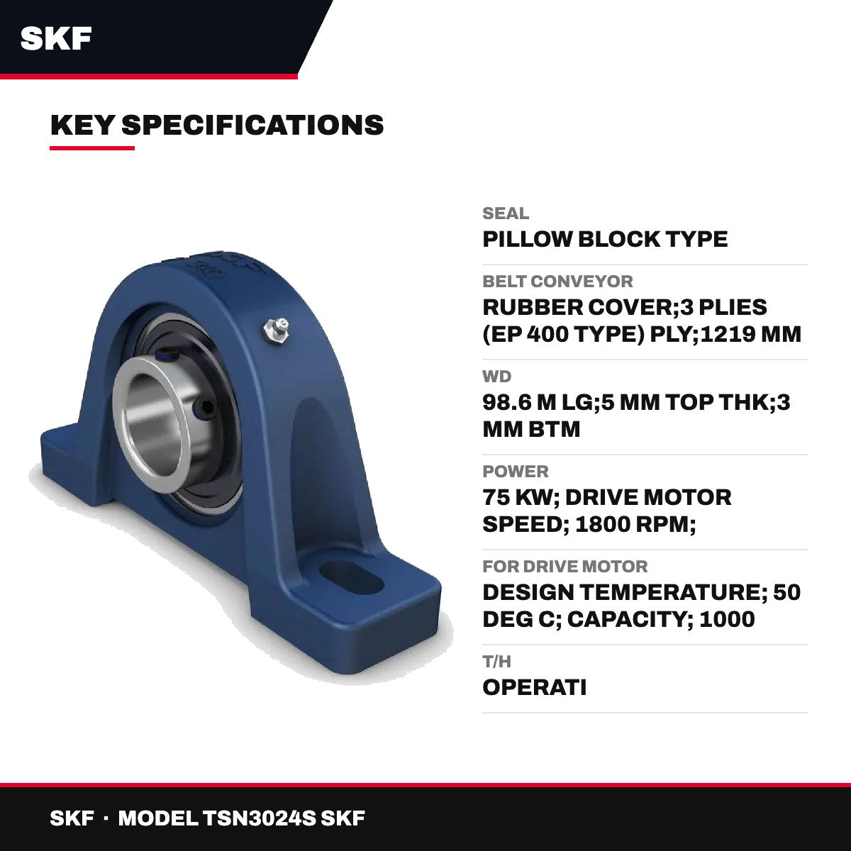 SKF TSN3024S SKF – Seal – Pillow Block Type