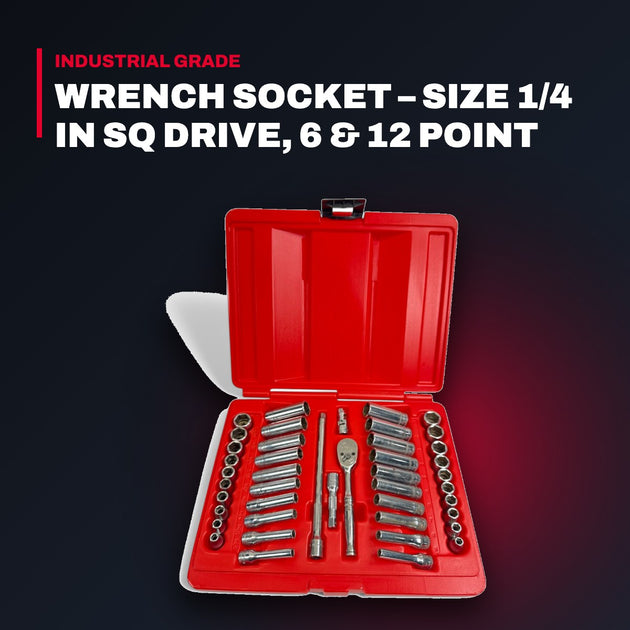 Snap-on 144TMPB – Wrench Socket – Size 1/4 In Sq Drive, 6 & 12 Point