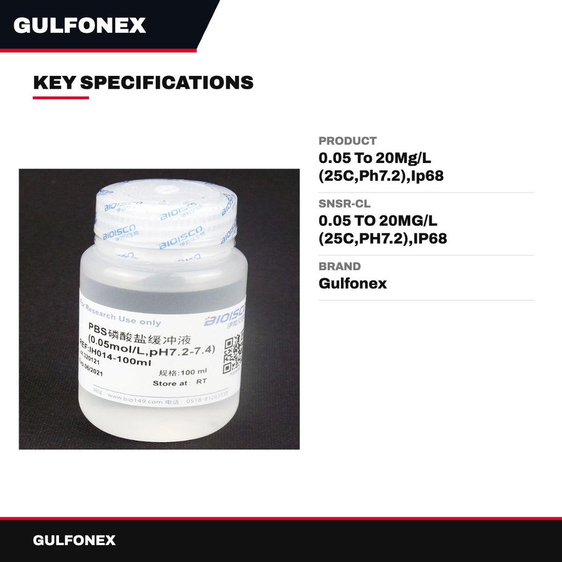 Snsr-Cl – 0.05 To 20Mg/L (25C,Ph7.2),Ip68
