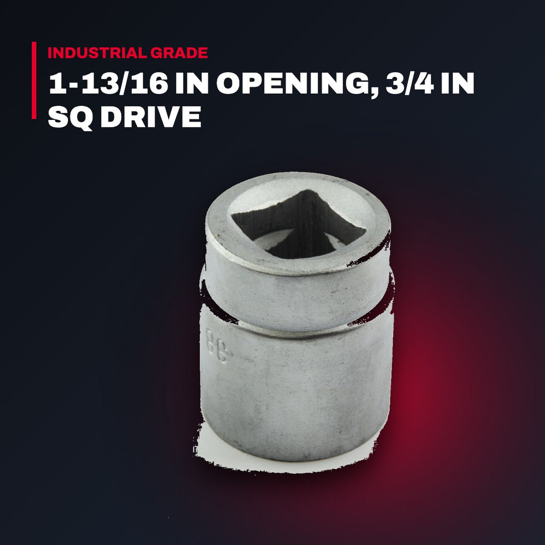 Socket Wrench – 1-13/16 In Opening, 3/4 In Sq Drive