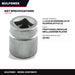Socket Wrench – 1-13/16 In Opening, 3/4 In Sq Drive