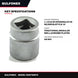 Socket Wrench – 1-13/16 In Opening, 3/4 In Sq Drive