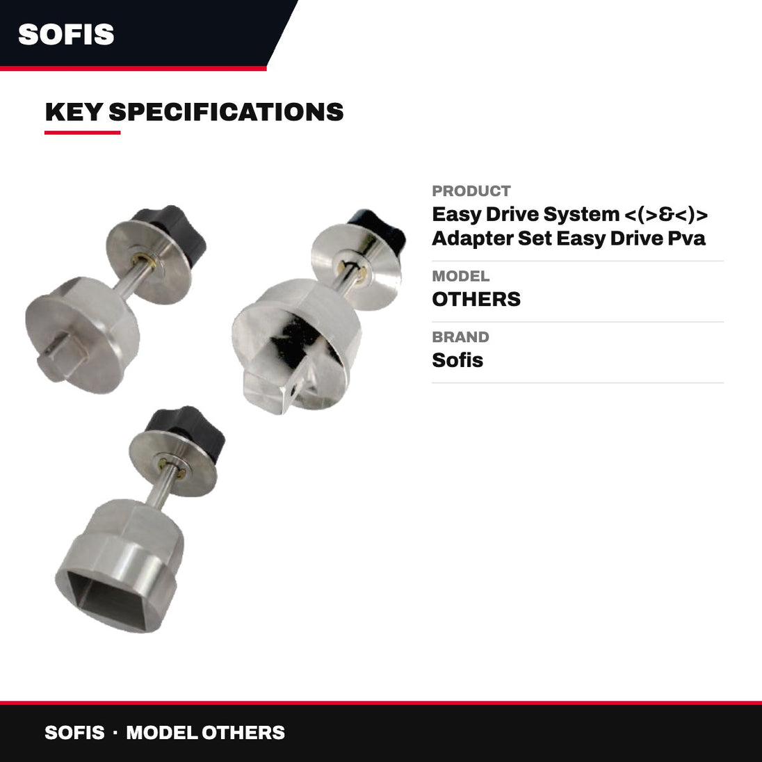 Sofis OTHERS – Easy Drive System <(>&<)> Adapter Set Easy Drive Pva Basic System Easy Drive Is A Portable Pneumatic Valve Ope