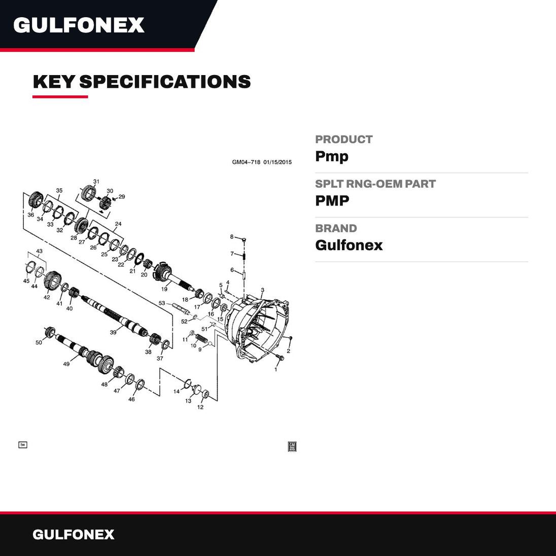 Splt Rng-Oem Part – Pmp