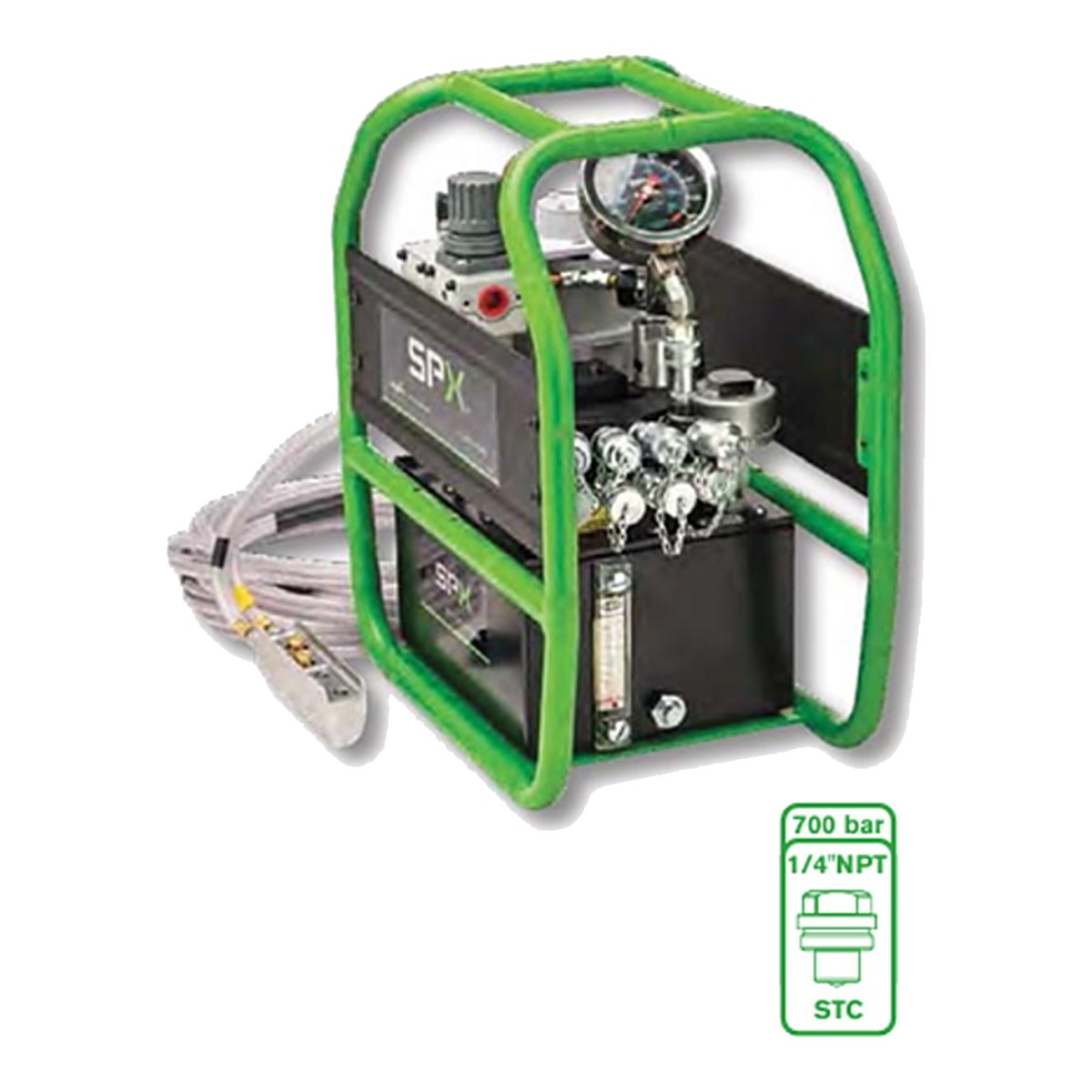 SPX Power Team RWP55-BS-R – Air/Hydraulic Torque Wrench Pump 10,000 PSI