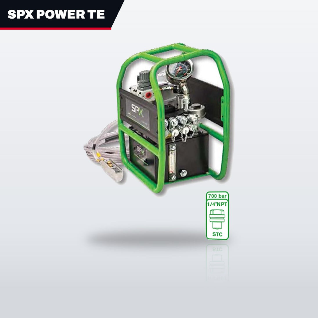 SPX Power Team RWP55-BS-R – Air/Hydraulic Torque Wrench Pump 10,000 PSI