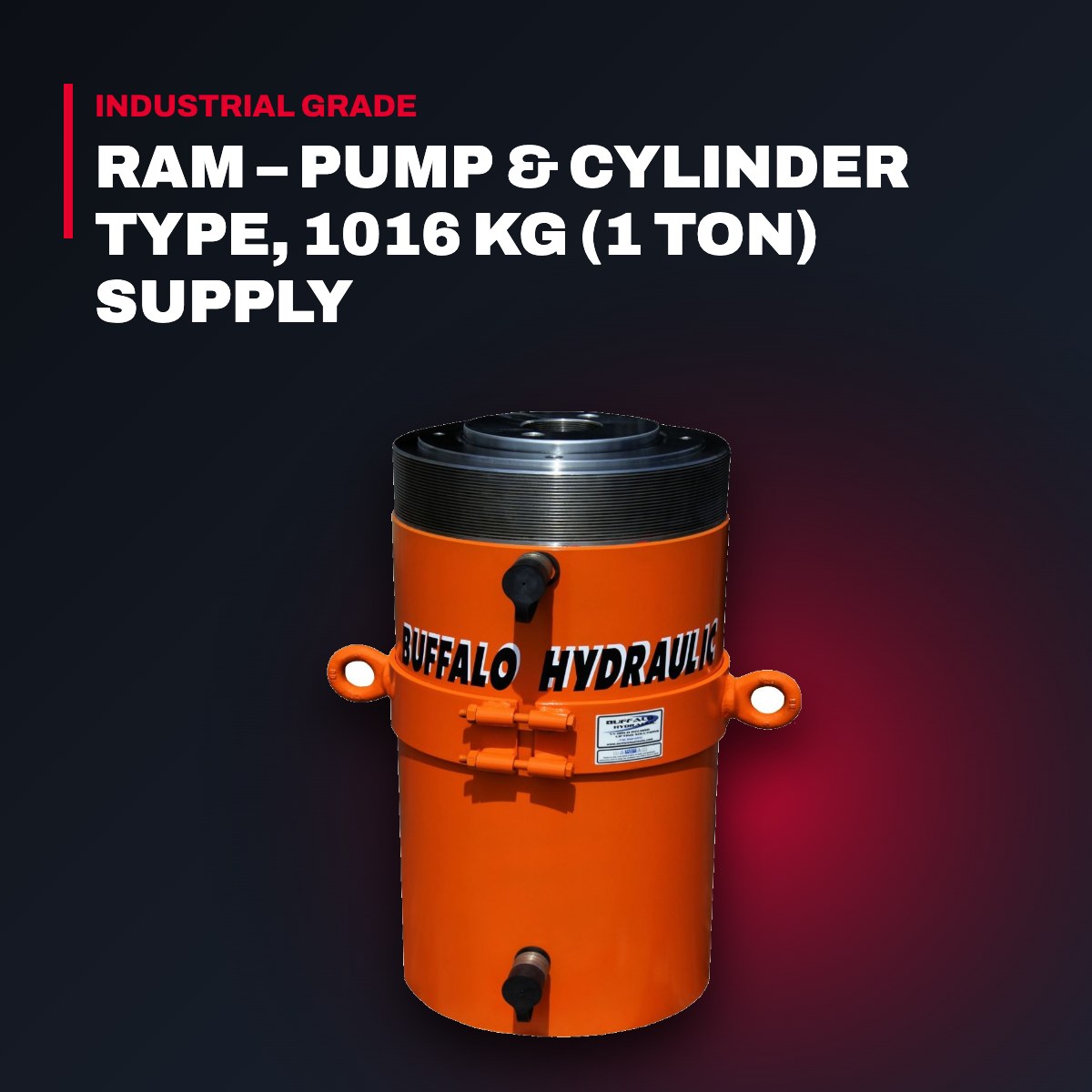 Spx Fluid Power Us HS-2000 – Ram – Pump & Cylinder Type, 1016 Kg (1 Ton) Supply