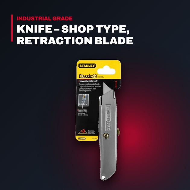 Stanley 10-099 SUPERSEDED – Knife – Shop Type, Retraction Blade