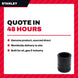 Stanley 10050M – Socket Impact Wrench – 50 Mm Opening, 1 In Sq Drive