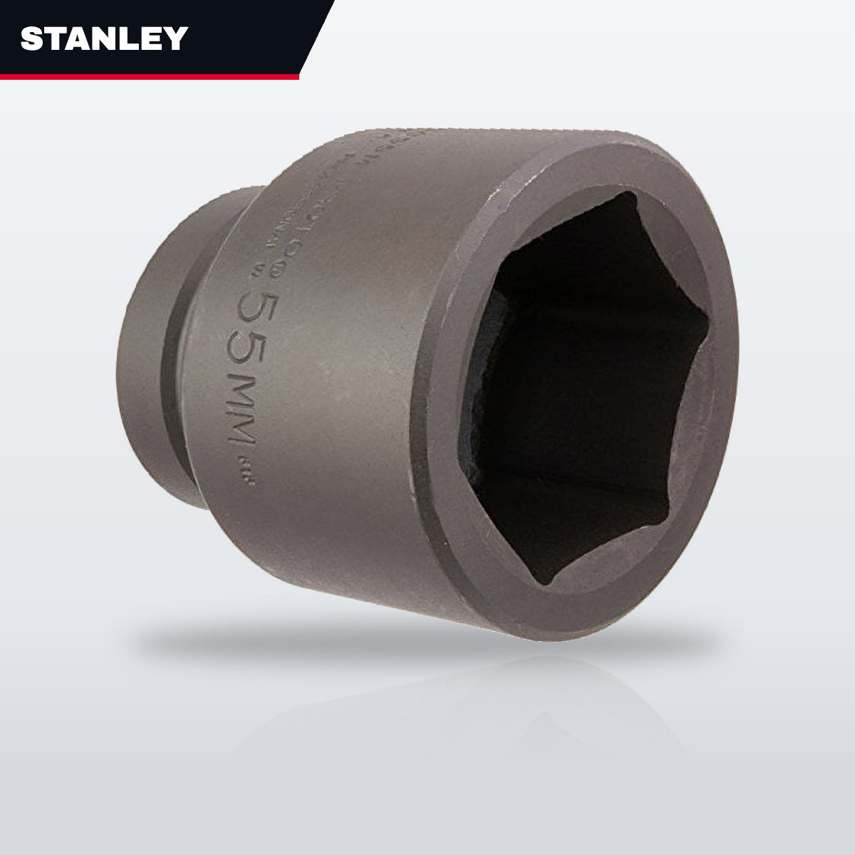 Stanley 10055M – Socket Impact Wrench – 55 Mm Opening, 1 In Sq Drive