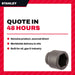 Stanley 10055M – Socket Impact Wrench – 55 Mm Opening, 1 In Sq Drive