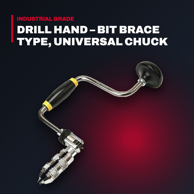 Stanley 102715 – Drill Hand – Bit Brace Type, Universal Chuck