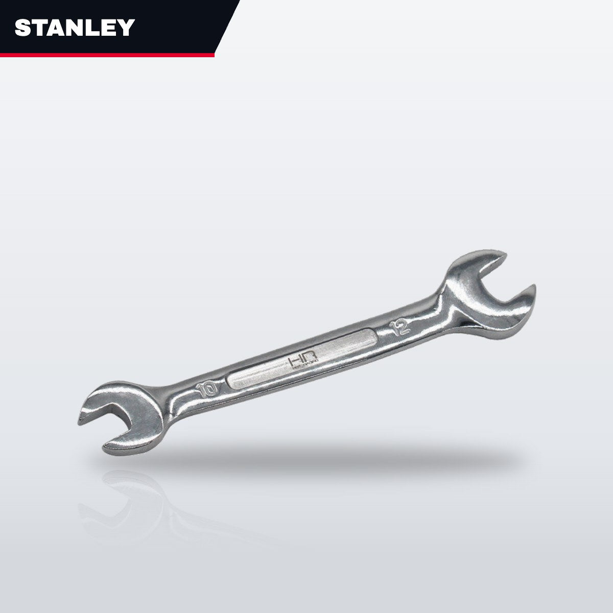 Stanley 1210MBASD – Wrench Box & Open End – 10-15 Deg Offset Type, 10 Mm Opening