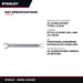 Stanley 1234ASD – Wrench Box & Open End – 10-15 Deg Offset Type, 1-1/16 In