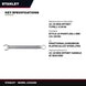 Stanley 1234ASD – Wrench Box & Open End – 10-15 Deg Offset Type, 1-1/16 In