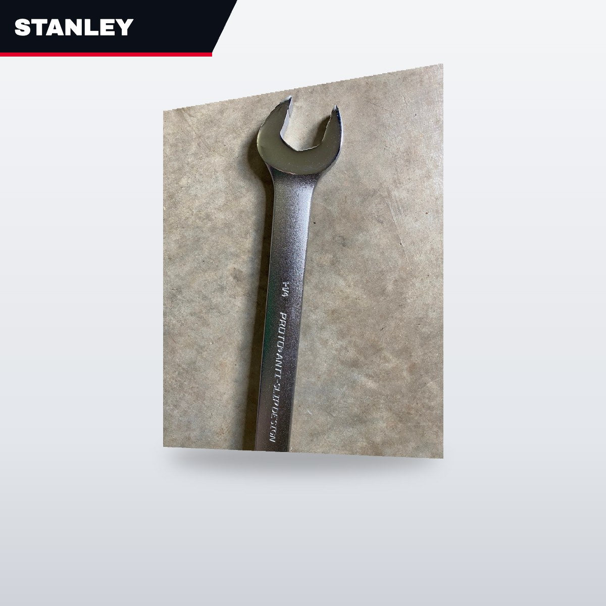 Stanley 1236ASD – Wrench Box & Open End – 10-15 Deg Offset Type, 1-1/8 In