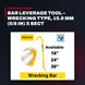 Stanley – Wrecking Bar Leverage Tool, 15.9 mm (5/8 in) X Sect