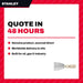 Stanley – Putty Knife, Straight With Handle Blade