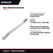 Stanley – Box & Open End Wrench, 10-15 Deg Offset, 7/16 in