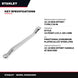 Stanley – Box & Open End Wrench, 10-15 Deg Offset, 7/16 in