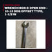 Stanley – Box & Open End Wrench, 10-15 Deg Offset, 1-1/2 in