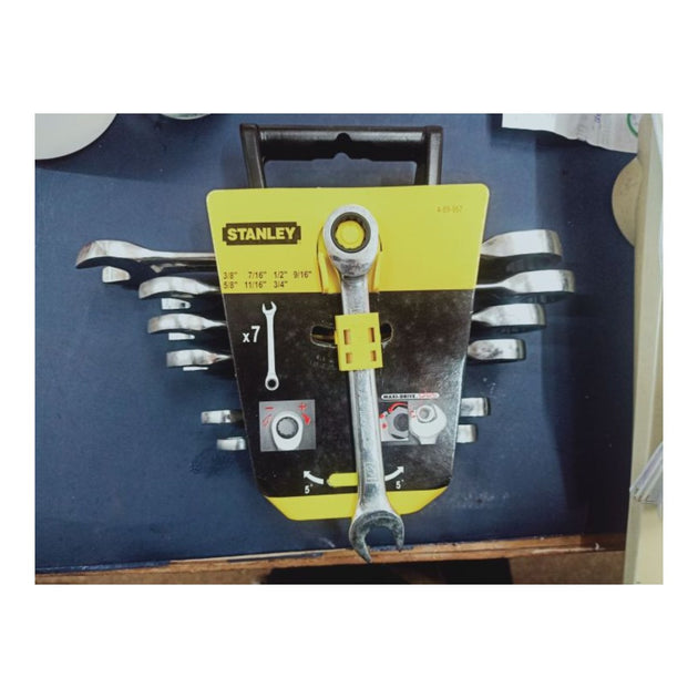 Stanley 6144 – Wrench Box & Open End – 10-15 Deg Offset Type, 1-3/8 In