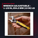 Stanley 710 – Wrench Adjustable – 1-1/8 In, 254.0 Mm (10 In) Lg