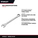 Stanley 86-845 – Wrench Box & Open End – 10-15 Deg Offset Type, 1-1/8 In