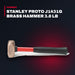 Stanley J1431G – Stanley Proto J1431G Brass Hammer 3.8 Lb