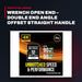 Stanley J3128PROTO – Wrench Open End – Double End Angle Offset Straight Handle