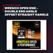 Stanley J3128PROTO – Wrench Open End – Double End Angle Offset Straight Handle