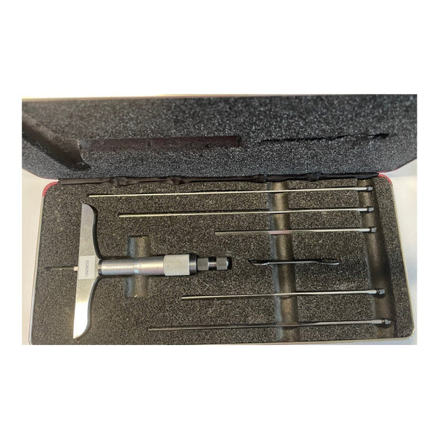 Starrett 449BZ-6R – Gauge – Depth Micrometer Type, 0-152 Mm (6.0000 In) Range