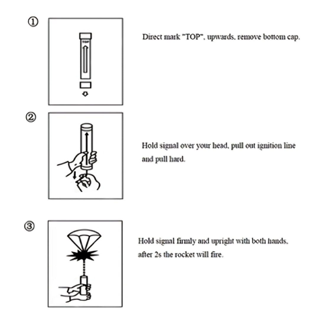 Survival Systems 094-3321 – Signal – Rocket Type, Red