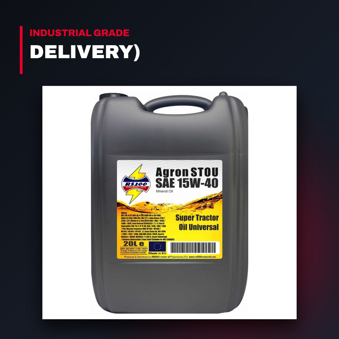 Survival Systems GN-090 – Oil – Transmission, Sae 15W-40 Type