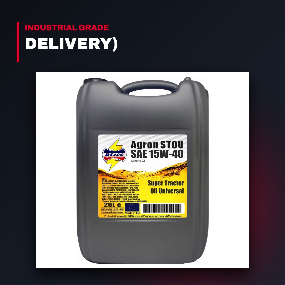 Survival Systems GN-090 – Oil – Transmission, Sae 15W-40 Type