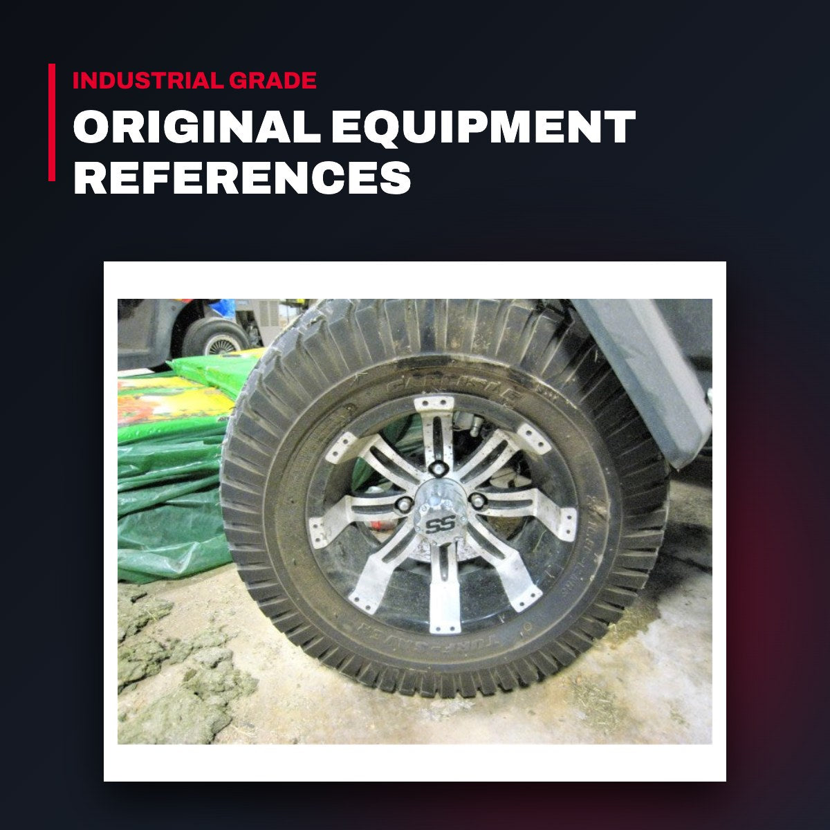 Suzhou Eagle Electric 2055010 – Tire – Club Car Type, With Rim