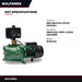 Sw-Press – 6Bar,Sgl Cont,10(5)A 250V,Brs