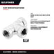 Tee – Size 1/4 In X 1/4 In X 1/4 In Bsp