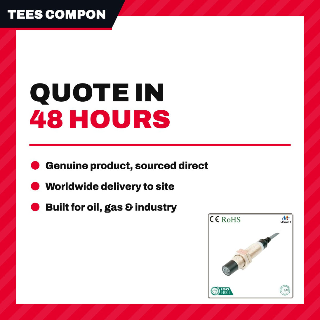 Tees Components Gb 4976WG-66 – Switch – 250 Vdc (250V Rms Ac), Sensor Type
